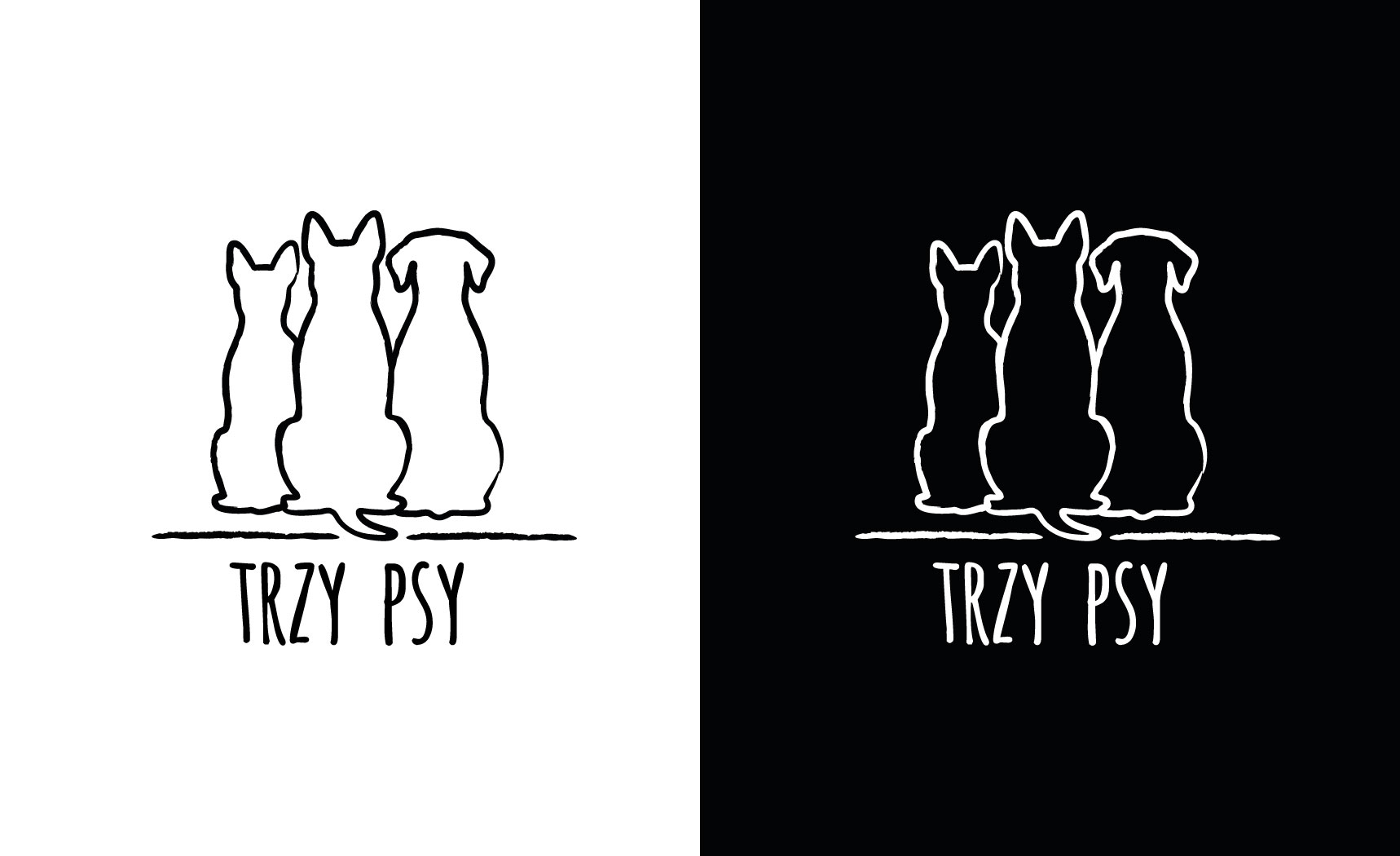 Logo marki Trzy Psy